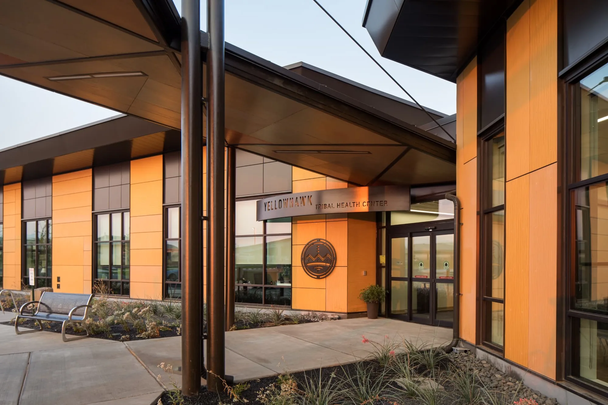 Yellowhawk Tribal Health Center clinic entrance